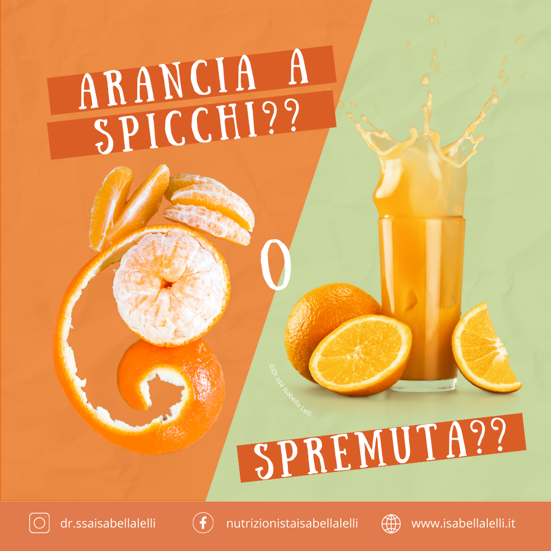 Spremuta di arancia o arancia a spicchi? - Isabella Lelli